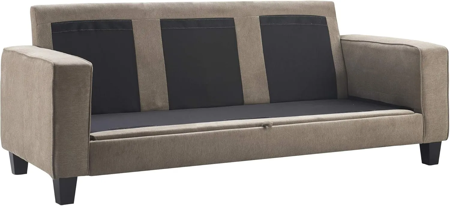Serta Palisades Storage Sofa, 78", Tan