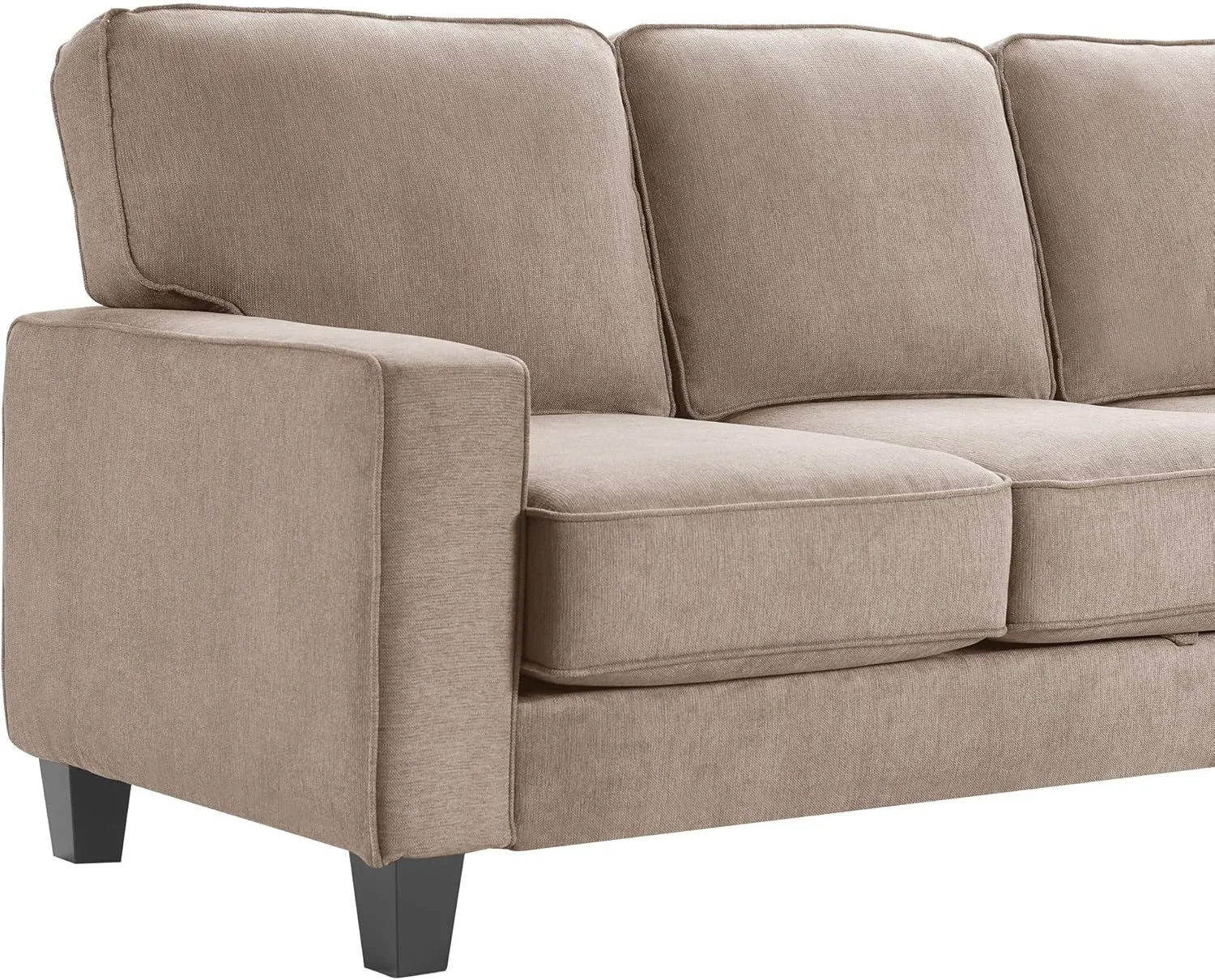 Serta Palisades Storage Sofa, 78", Tan