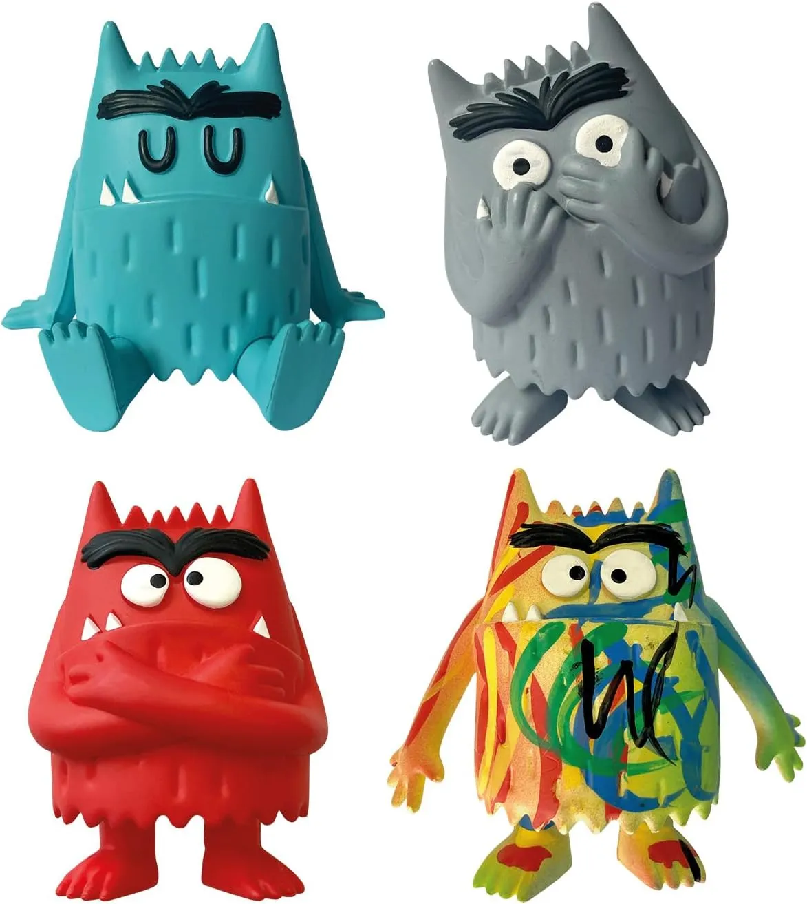 Set Multicolor Collection Monster of Colors (4 Figures)