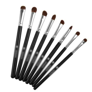 Set Of 8 Makeup Brushes Beauty Tools Eye Shadow Brush Set 8 Smoky Makeup Brushes