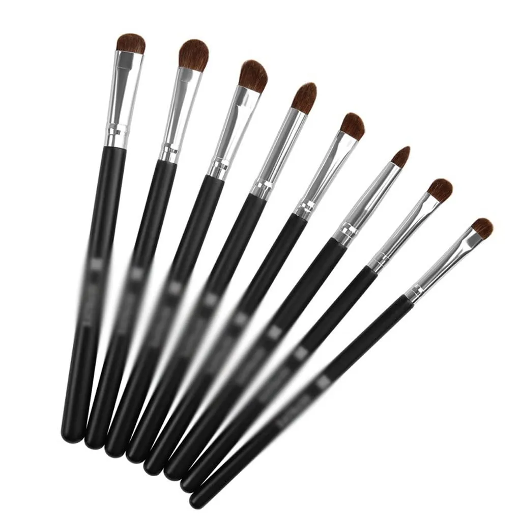 Set Of 8 Makeup Brushes Beauty Tools Eye Shadow Brush Set 8 Smoky Makeup Brushes