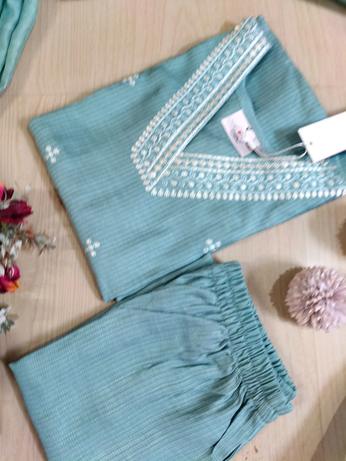 shiny dupatta set SSD13