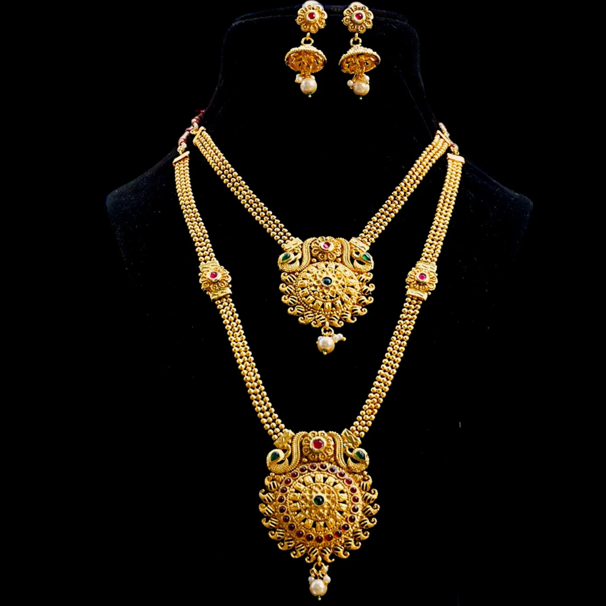 Shiny Multicolor Haram Set For Women