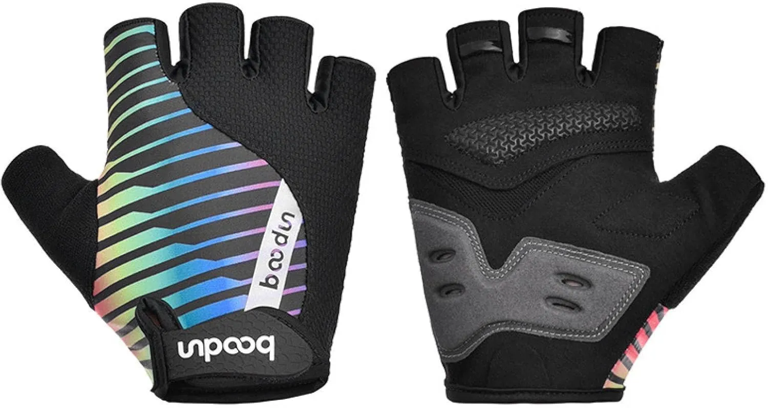 Shock-Absorbing Road Gloves Bicycle Half-Finger Riding Gloves