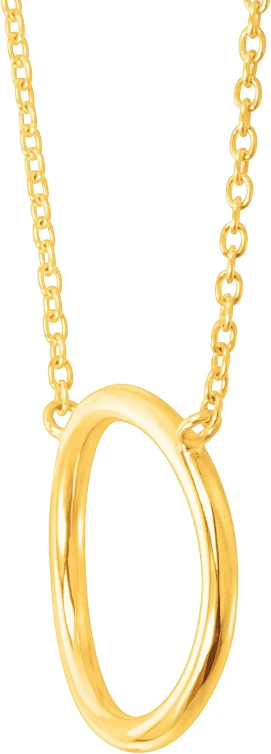 Silpada 'Karma' Open Circle Necklace in Sterling Silver, 18"   2"
