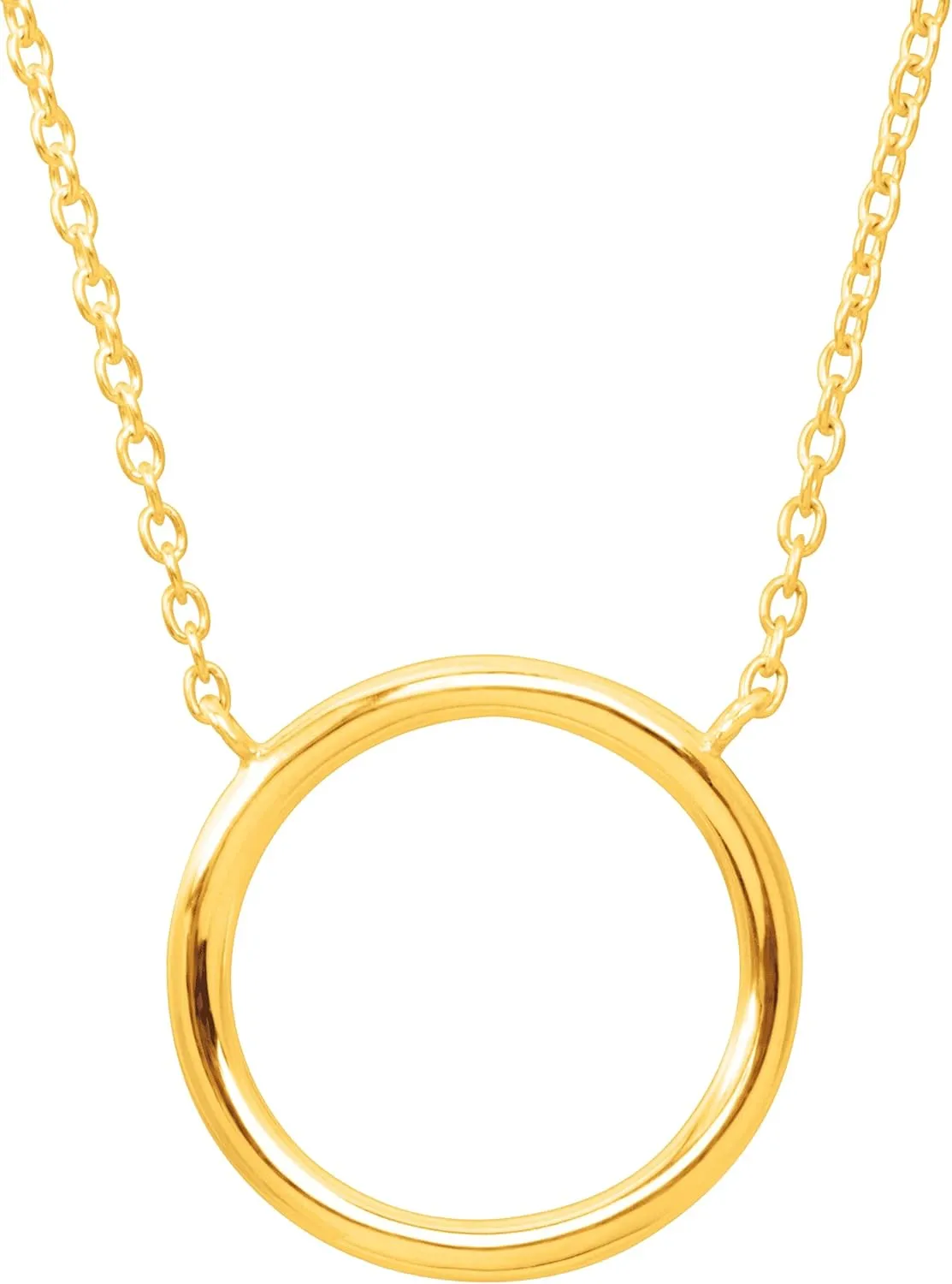 Silpada 'Karma' Open Circle Necklace in Sterling Silver, 18"   2"