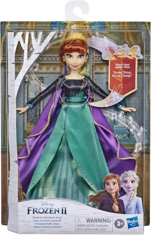 Singing doll Anna — musical adventure from Disney Ice Crayon, sings an unchanged song Comes from the movie Disneya ICE II, toy for children Anna in Polish.