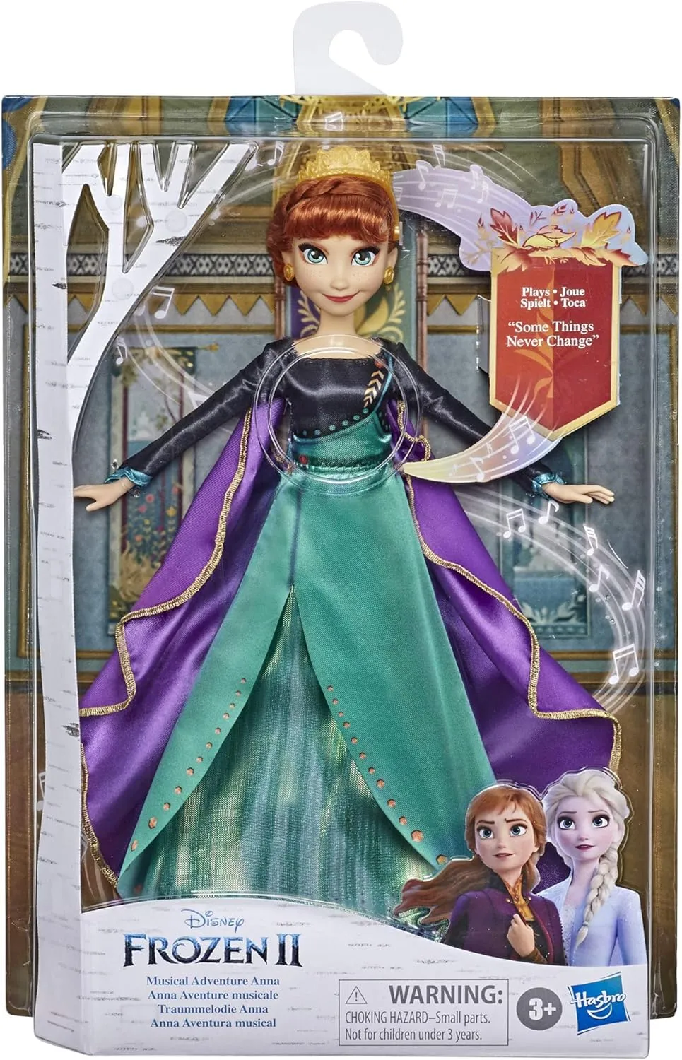 Singing doll Anna — musical adventure from Disney Ice Crayon, sings an unchanged song Comes from the movie Disneya ICE II, toy for children Anna in Polish.