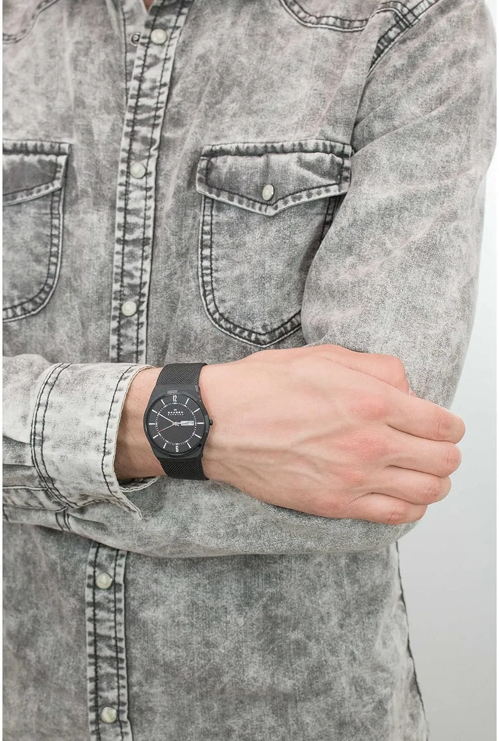 Skagen Men's Melbye Three-Hand Band Watch