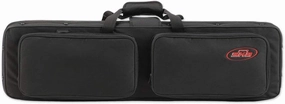 SKB Cases Rugged Exterior and Rigid Foam Interior Hybrid Breakdown Travel Shotgun Case for 33.75 Inch Barrels with 2 External Pouches, Black
