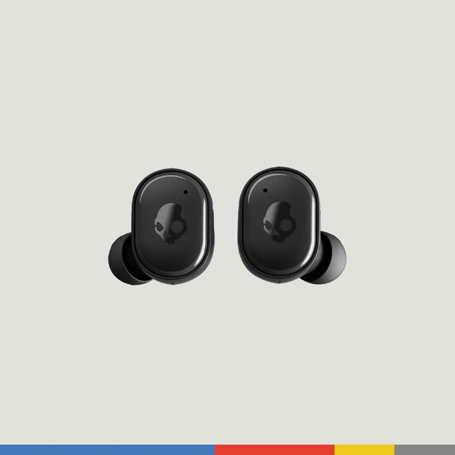 Skullcandy Grind Wireless Earbuds, Bluetooth Headphones, Up to 40 Hours Battery, Noise Isolating Fit, Microphone for iPhone Android, Customizable via Skull-iQ App - True Black