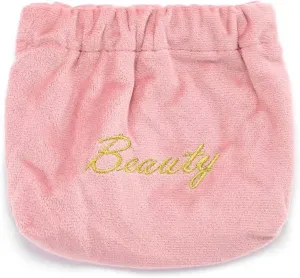 Small Makeup Bag for Purse Travel Cosmetic Bags Soft Velvet Makeup Pouch for Women and Girls (Green)