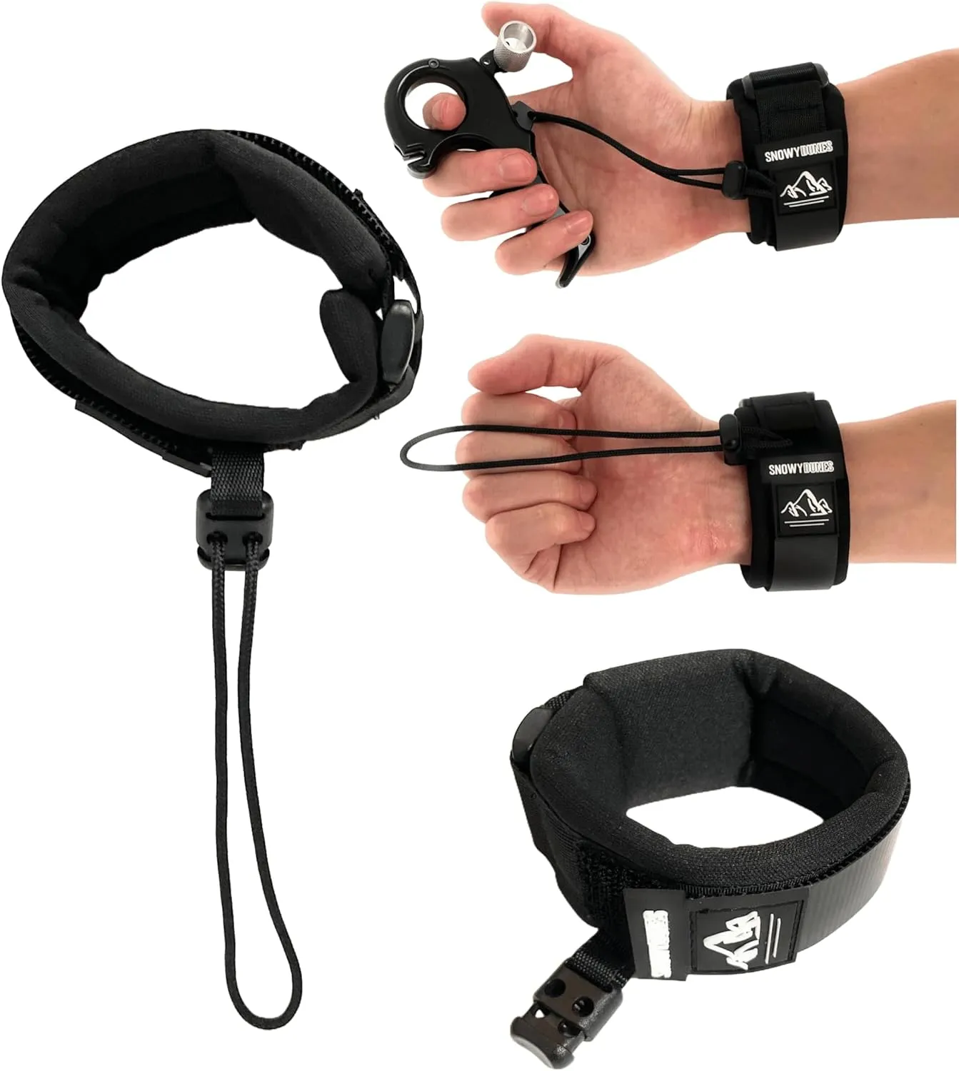 Snowy Dunes Adjustable Archery Release Wrist Strap Sling Lanyard for Handheld Releases