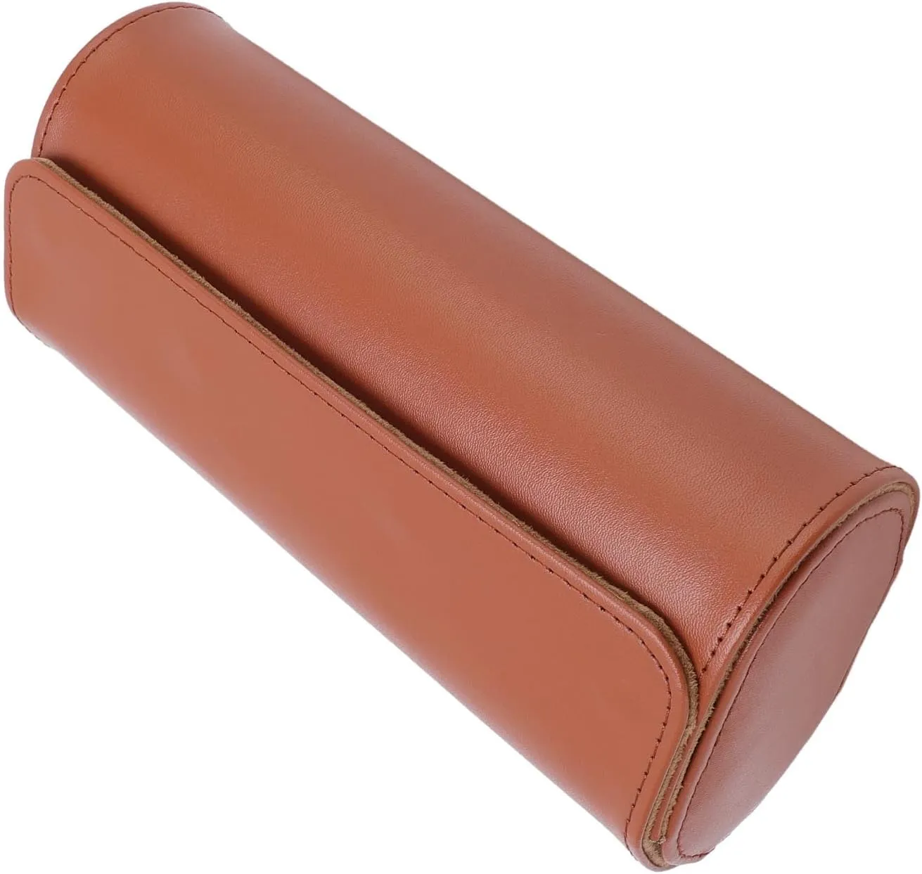 Soft Protection Watch Roll Case, PU Leather Travel Case with Secure Storage for Mens and Womens Mechanical Watch Organizer and Display, Ideal Lovers (Triple Grid)