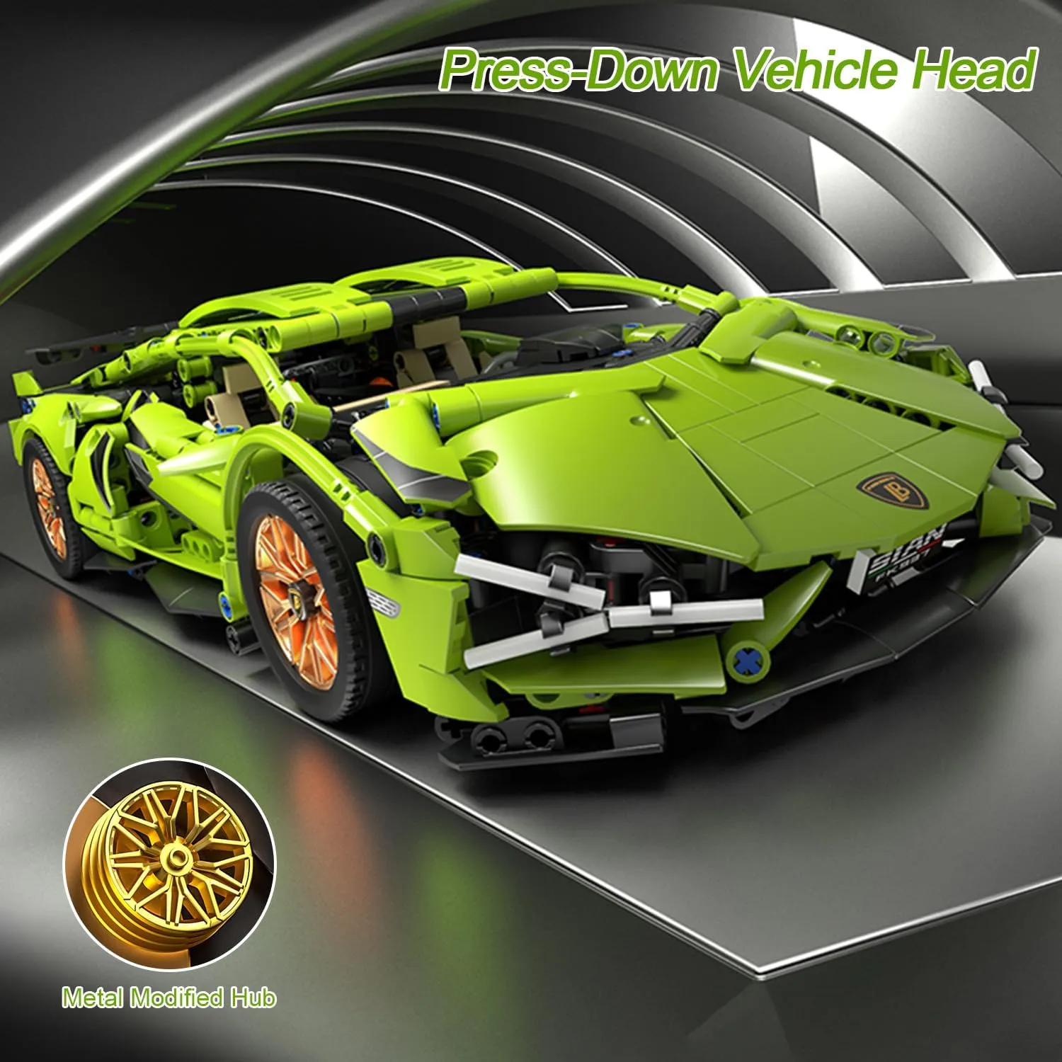 Sport Racing Car Building Sets for Adults Boys 8-12 12-16,Race Supercar Toys Kits Collectible 1:14 MOC Model Construction Birthday for Teens Age 8 9 10 11 12 13 14 14 (1254 PCS)