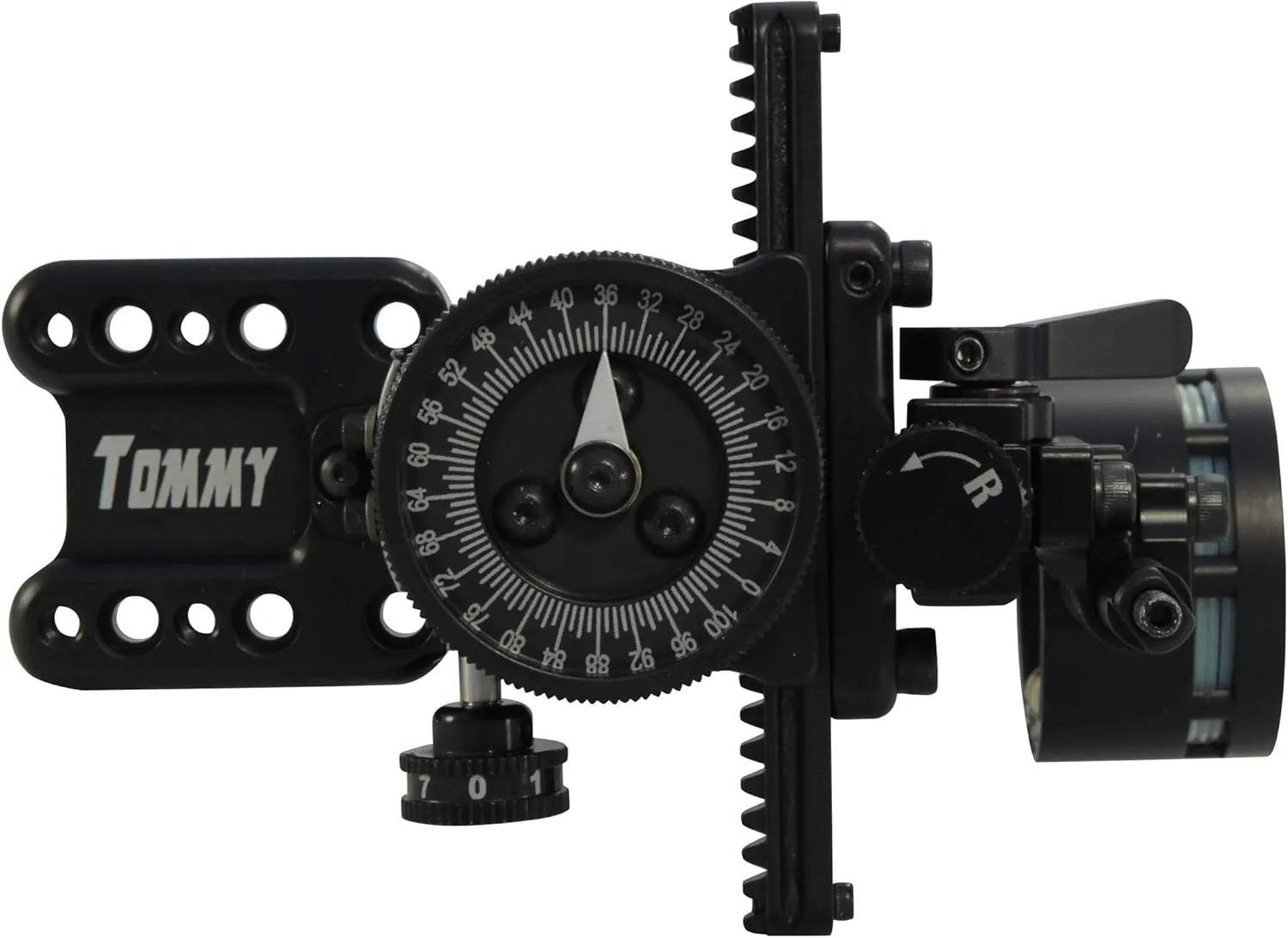 Spot Hogg Tommy Hogg MRT | Single Pin Bow Sight | Right/Left Handed | Pin Size .01/.019/.029 | Made in The USA
