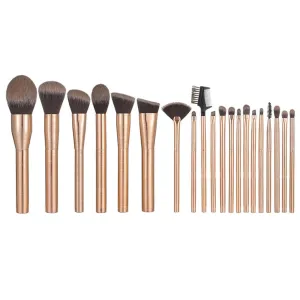 Spot Rose Gold Brushed 20 Makeup Brush Set Eyeshadow Blush Highlighter Brush Beginner Beauty Tools