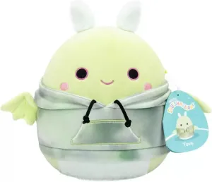 Squishmallows 2025 Original 8-Inch Hoodie Animal Squad Plush - Collectible Soft & Squishy Mini Stuffed Animal Toy - Add to Your Squad - Gift for Kids, Girls & Boys (Tove Mothman)