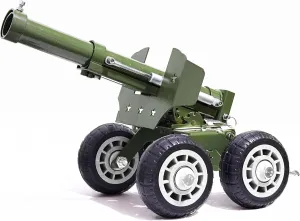Stainless Steel Mini Cannon Model 24 Inches 13 lbs – A Colossal Firecracker Launcher with Adjustable Angle, Perfect for Celebrations, Outdoor Display, and Collectors’ Showcase