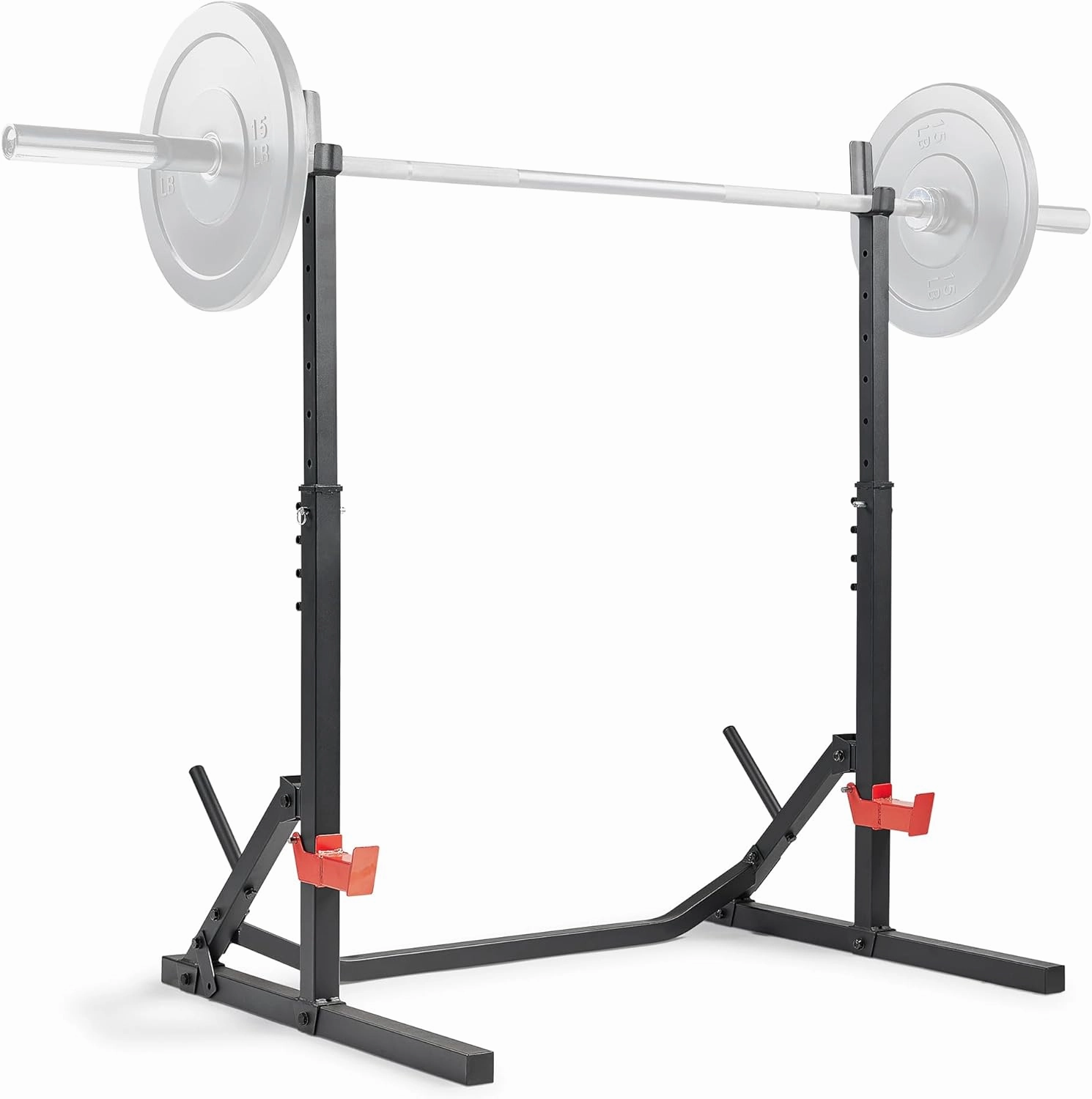 Sunny Health & Fitness Multifunctional Strength Training Home Gym – Complete Workout Equipment with Training Attachments, Optional Squat Stand, Power Rack Cage, Adjustable Incline Bench