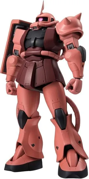 TAMASHII NATIONS Robot Spirits Mobile Suit Gundam MS-06S Char Exclusive Zaku Version, A.N.I.M.E. (Resale Version), Approx. 4.9 inches (125 mm), PVC & ABS Pre-Painted Action Figure