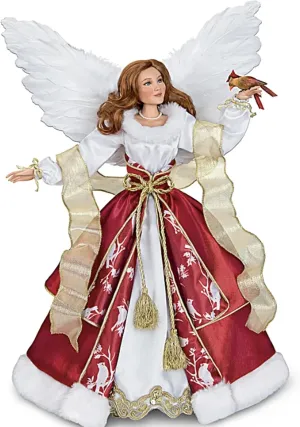 The Ashton-Drake Galleries Winter's Joyful Blessings Angel Portrait Doll