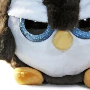 The Grumpy Octopus - Grumpy Penguin - Adorable Super Soft Plush Stuffed Animal Toy (Glitter Eyes) - Large 8 Inch - Unique Gift for Kids and Adults