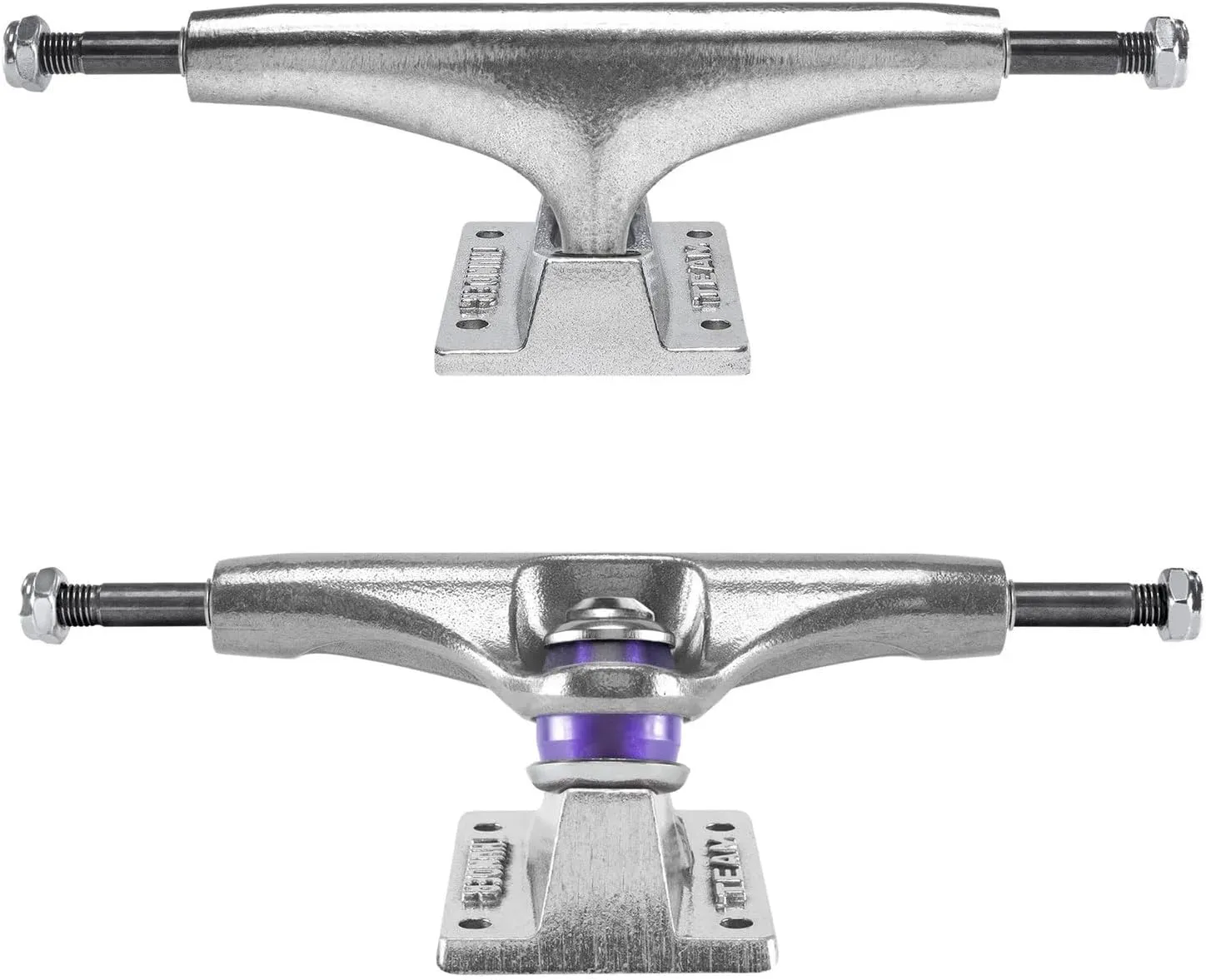 Thunder Skateboard Trucks Inverted Kingpin Polished Silver 148 (8.25") Pair