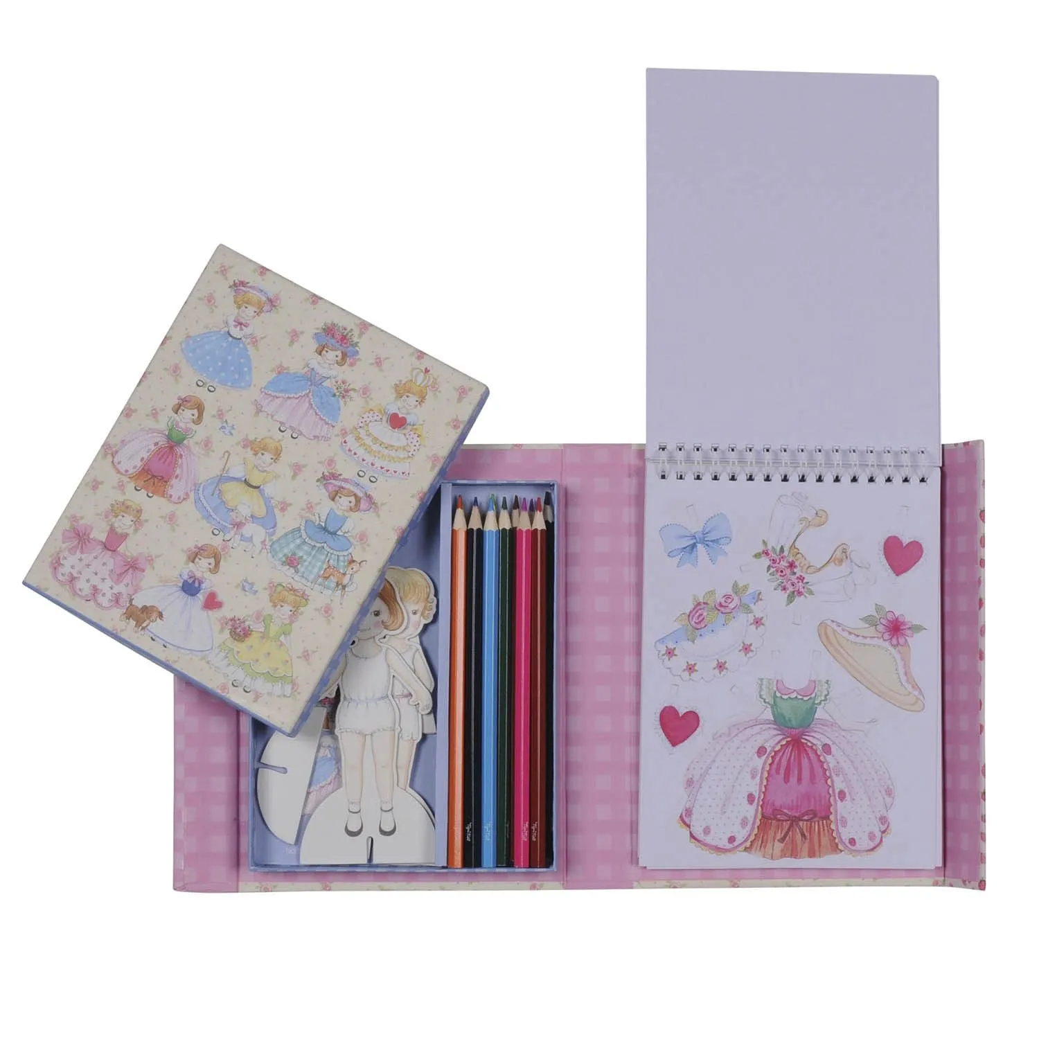 Tiger Tribe Paper Dolls Kit Princesses & Belles