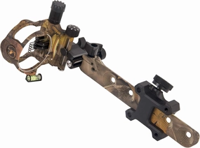 TOPOINT ARCHERY CNC Aluminum 5 Pins Or 7 Pins .019" Tool-Less Bow Sight with Micro Adjust Detachable Bracket LED Sight Light Left and Right Hand