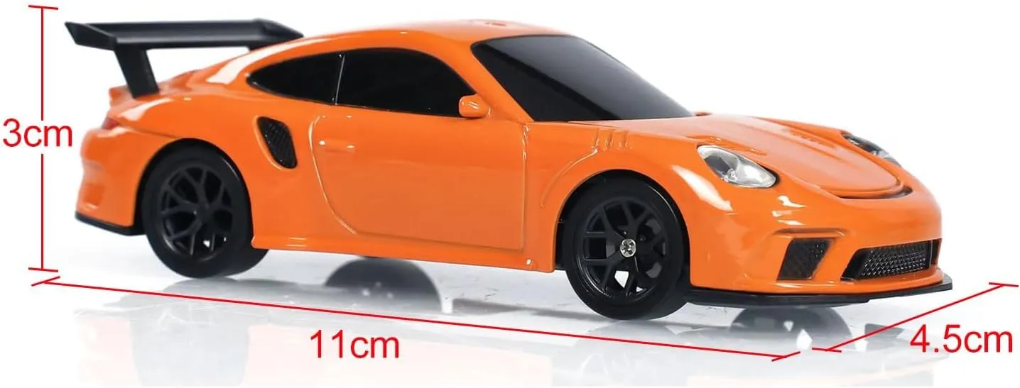 TOUCAN RC HOBBY Radio Control Mini Drift Race Car Gyro Radio Control 1:43 Toy Traffic Cones