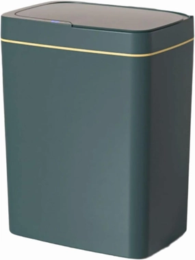 Touchless Sensors Lid Intelligent Trash Can Automatic Garbage Can Battery Operated Waste Bin for Home and Office