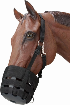 Tough 1 Poly/Nylon Grazing Muzzle Horse