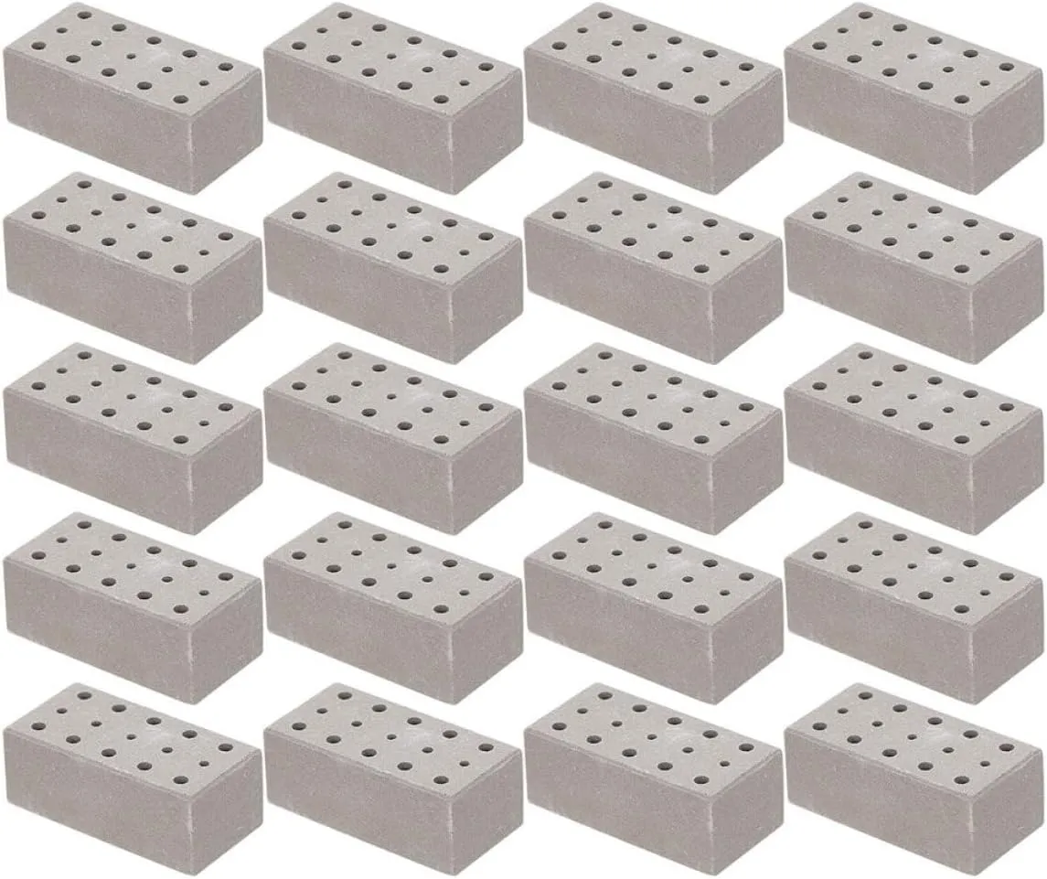 Toyvian 30pcs Miniature Dollhouse Bricks for Creative Building Projects Versatile Tiny Bricks for Landscaping DIY Models and Imaginative Interaction