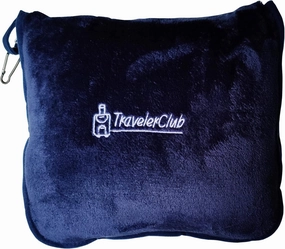 Travel Blanket Airplane Compact-Airline Lightweight Blanket-Plane Packable Travel Blanket and Pillow Set-Portable Hiking Blanket-Car Blankets and Throws-Camping/Backpacking/Office