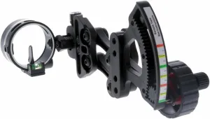 TRUGLO Range Rover Single-Pin Micro-Adjustable Archery Hunting Moving Bow Sight with Zero-in Adjustment Dial - Adjustable Quiver Mount & LED Light Included - Left & Right-Handed Configurations