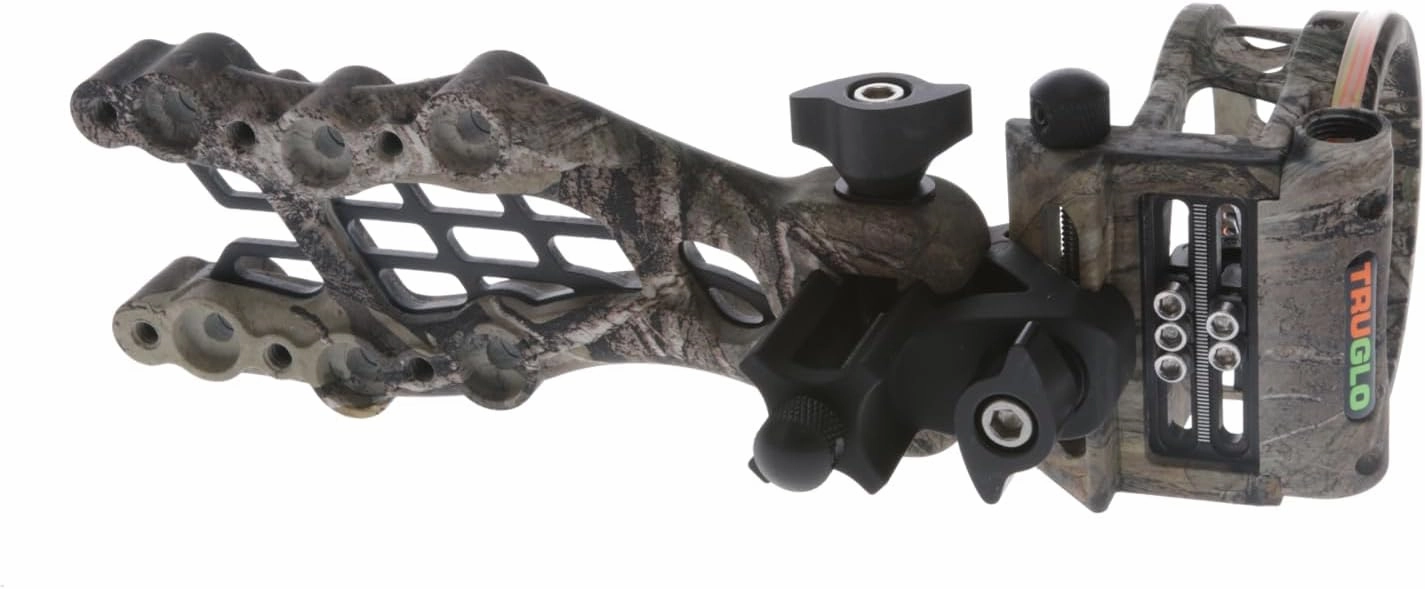 TRUGLO Carbon Hybrid Ultra Lightweight Micro-Adjustable 5-Pin Hunting Bow Sight