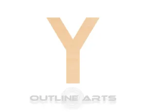 Unfinished Wooden Capital Letter Y Shape | Craft Supply **Bulk Pricing Available**  SHIPS FAST*thicknesses are NOMINAL*