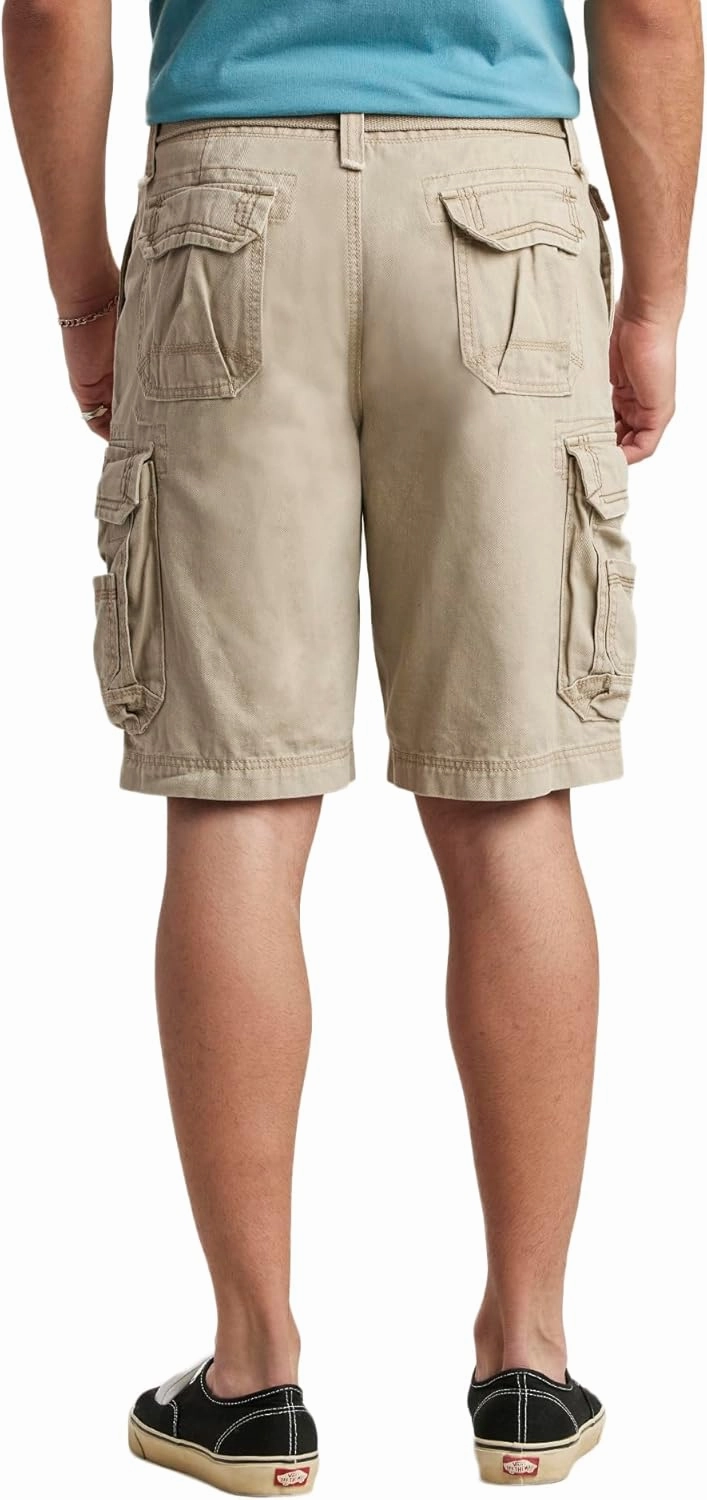 UNIONBAY Men's Survivor Belted Cargo Short-Reg and Big & Tall Sizes