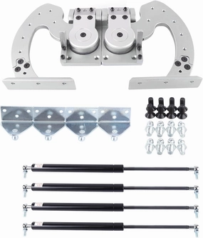 Universal Vertical Doors Hinge Kit, Lambo Door Kit Adjustable 90 Degree, Automotive Door Hinge Kit Universal Usage for Audi Dodge Ford Honda Toyota Nissan Chevrolet