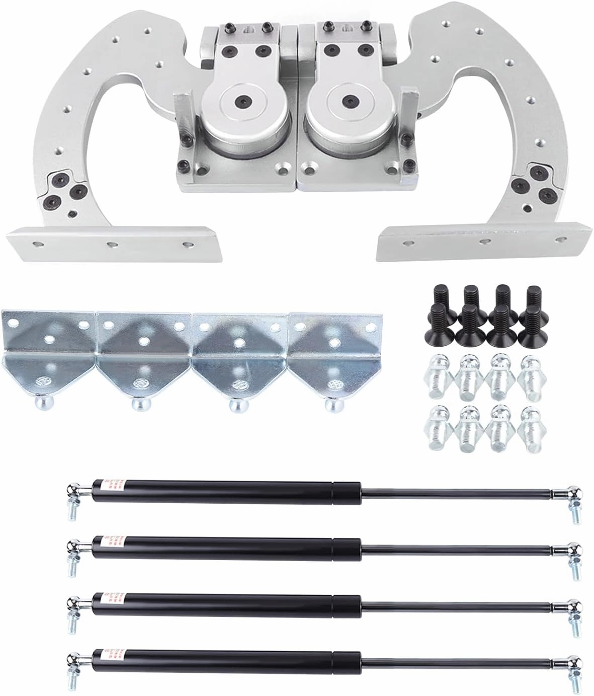 Universal Vertical Doors Hinge Kit, Lambo Door Kit Adjustable 90 Degree, Automotive Door Hinge Kit Universal Usage for Audi Dodge Ford Honda Toyota Nissan Chevrolet