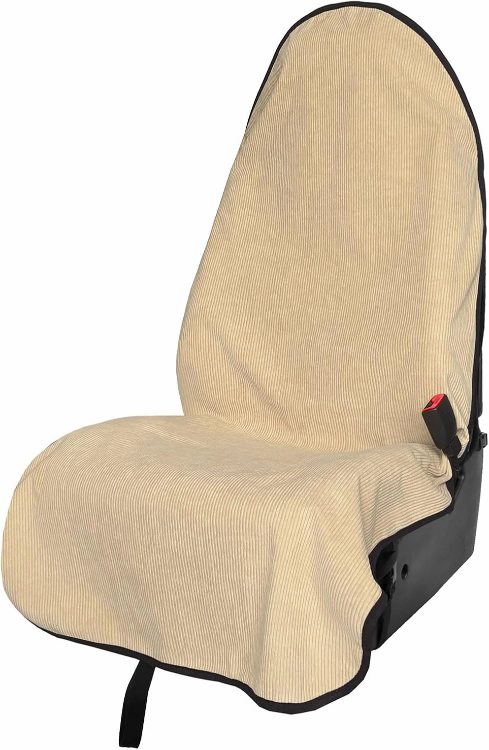 Universal Waterproof Car Seat Pads Beige - Auto Cars Seat Cushion for Sedan SUV Truck Front Seats - Anti Slip Bucket Seats Protector Suit for Swimming Running Boxing Yoga Biking Gym