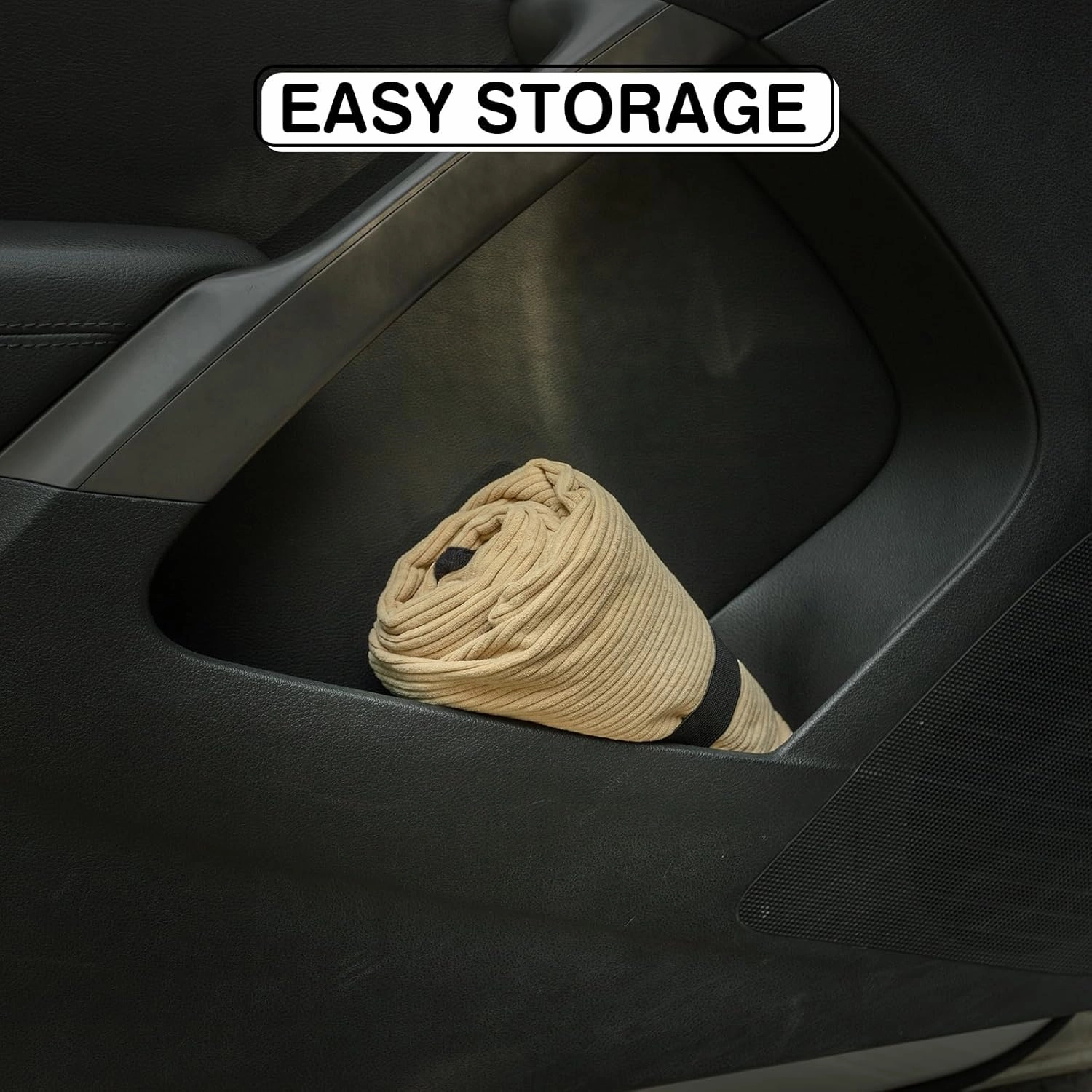 Universal Waterproof Car Seat Pads Beige - Auto Cars Seat Cushion for Sedan SUV Truck Front Seats - Anti Slip Bucket Seats Protector Suit for Swimming Running Boxing Yoga Biking Gym