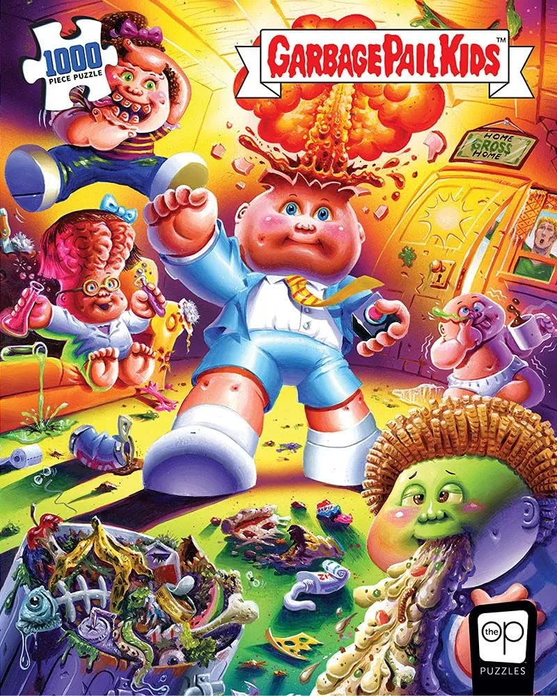 USAOPOLY Garbage Pail Kids 1000 Piece Jigsaw Puzzle, Officially Licensed Merchandise, Collectible Puzzle with Original GPK Favorites