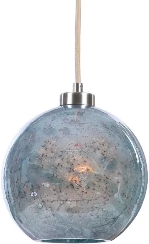 Uttermost Gemblue Glass Mini Pendant Light