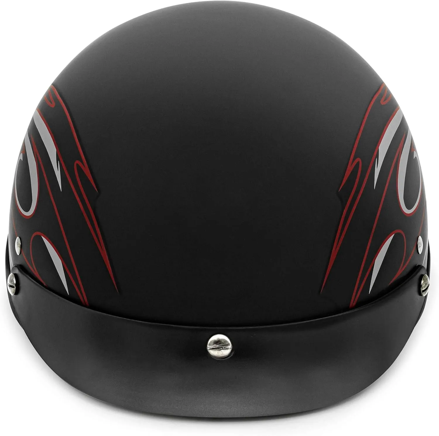 VCAN Cruiser Solid Half Face Motorcycle Helmet