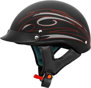 VCAN Cruiser Solid Half Face Motorcycle Helmet