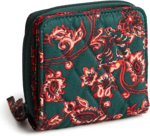 Vera Bradley Premium Cotton Small Zip-Around Wallet