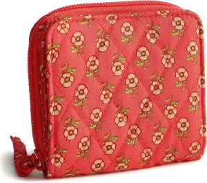 Vera Bradley Premium Cotton Small Zip-Around Wallet