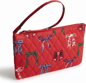 Vera Bradley Premium Cotton Zip Wristlet